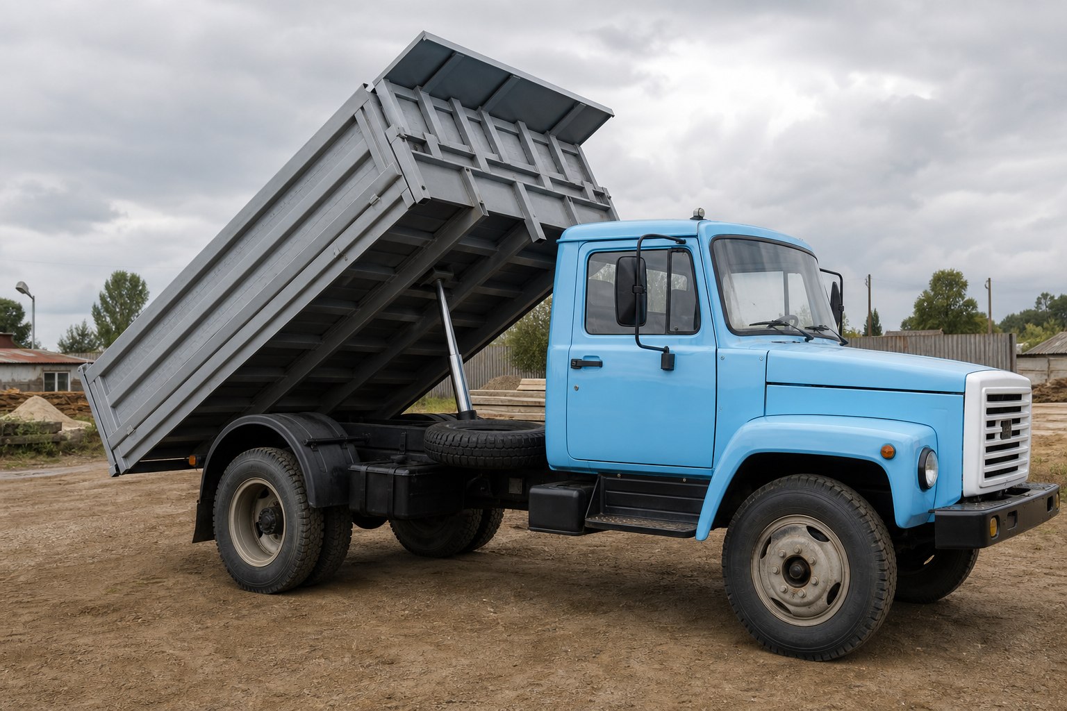 Самосвал ГАЗ 3307 4×2, грузоподъёмность 4,5 тонны