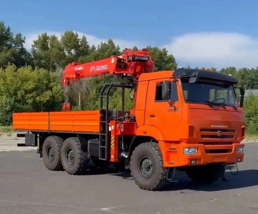 КАМАЗ с краном-манипулятором Kanglim